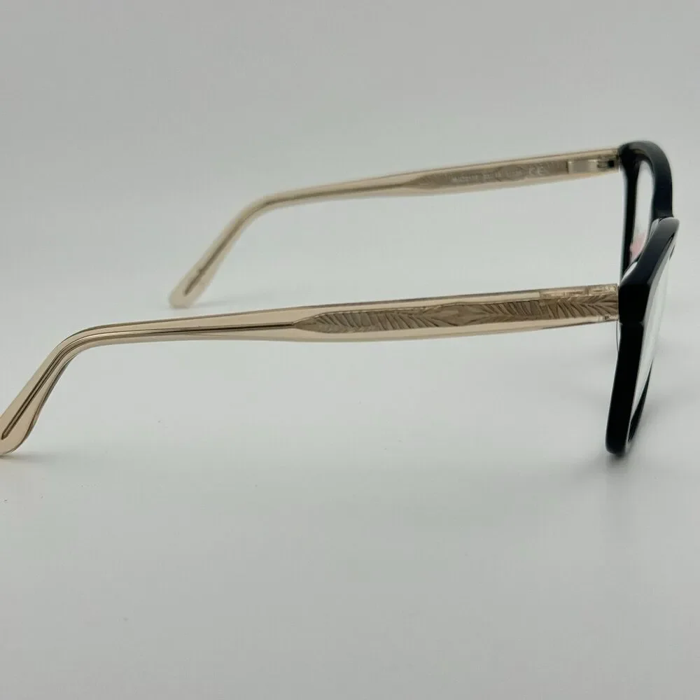 Maui Jim Eyeglasses Frames MJO2122-02P Black Clear Fade Cat Eye 53-16-135 H12313